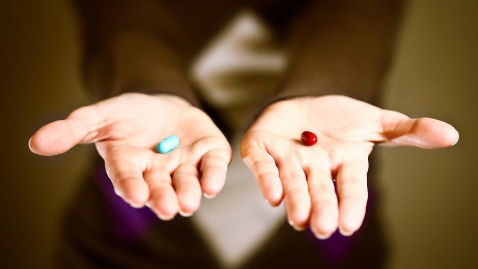 red blue  pill