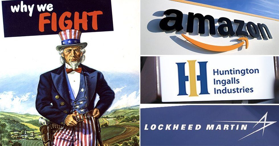 military industrial complex amazon lockheed martin US deep state