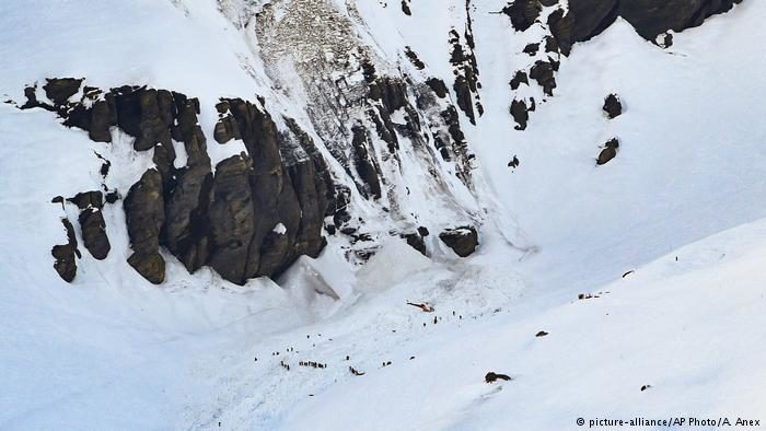 avalanche switzerland crans-montana