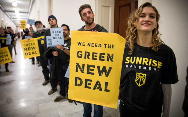 Click to enlarge green new deal