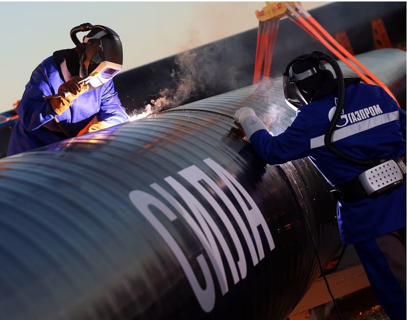 Click to enlarge power of siberia pipeline russia