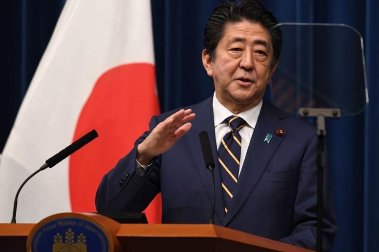 Click to enlarge Shinzo Abe, Henoko US base
