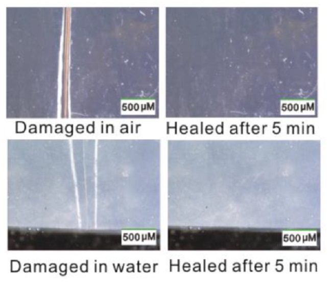 Click to enlarge Self-healing properties