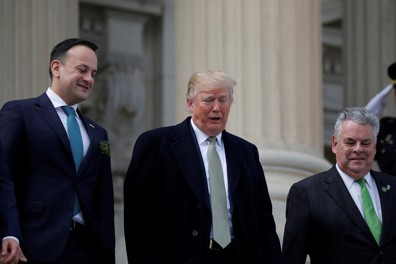 Trump Leo Varadkar Peter King