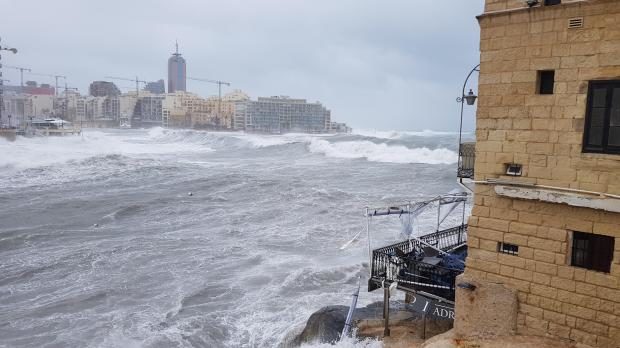 Click to enlarge Rough seas
