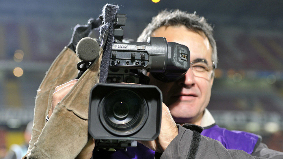 man tv camera