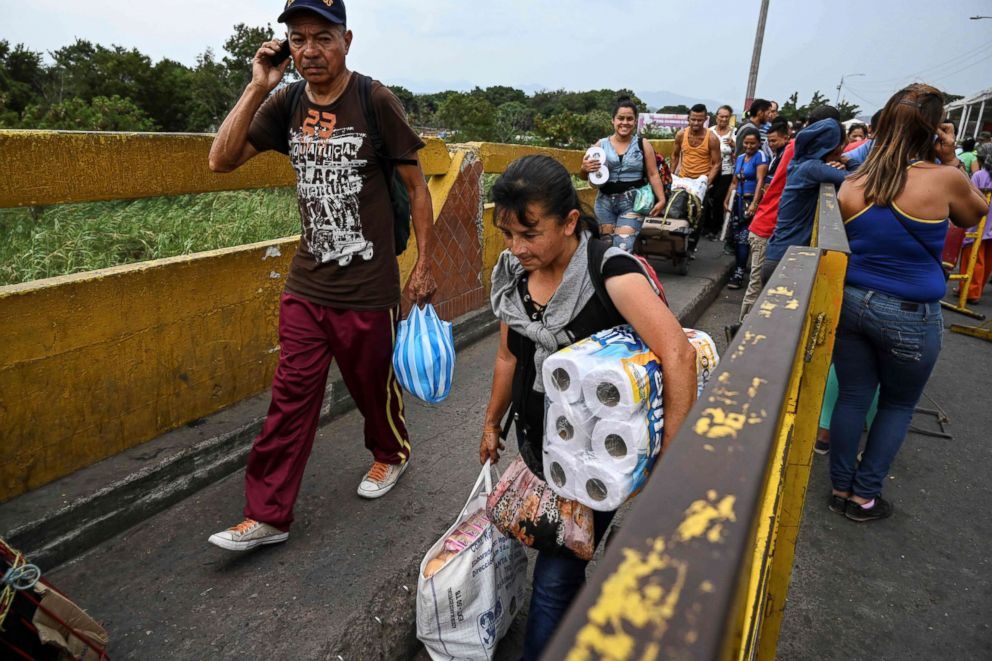 Click to enlarge venzuela supplies columbia bridge