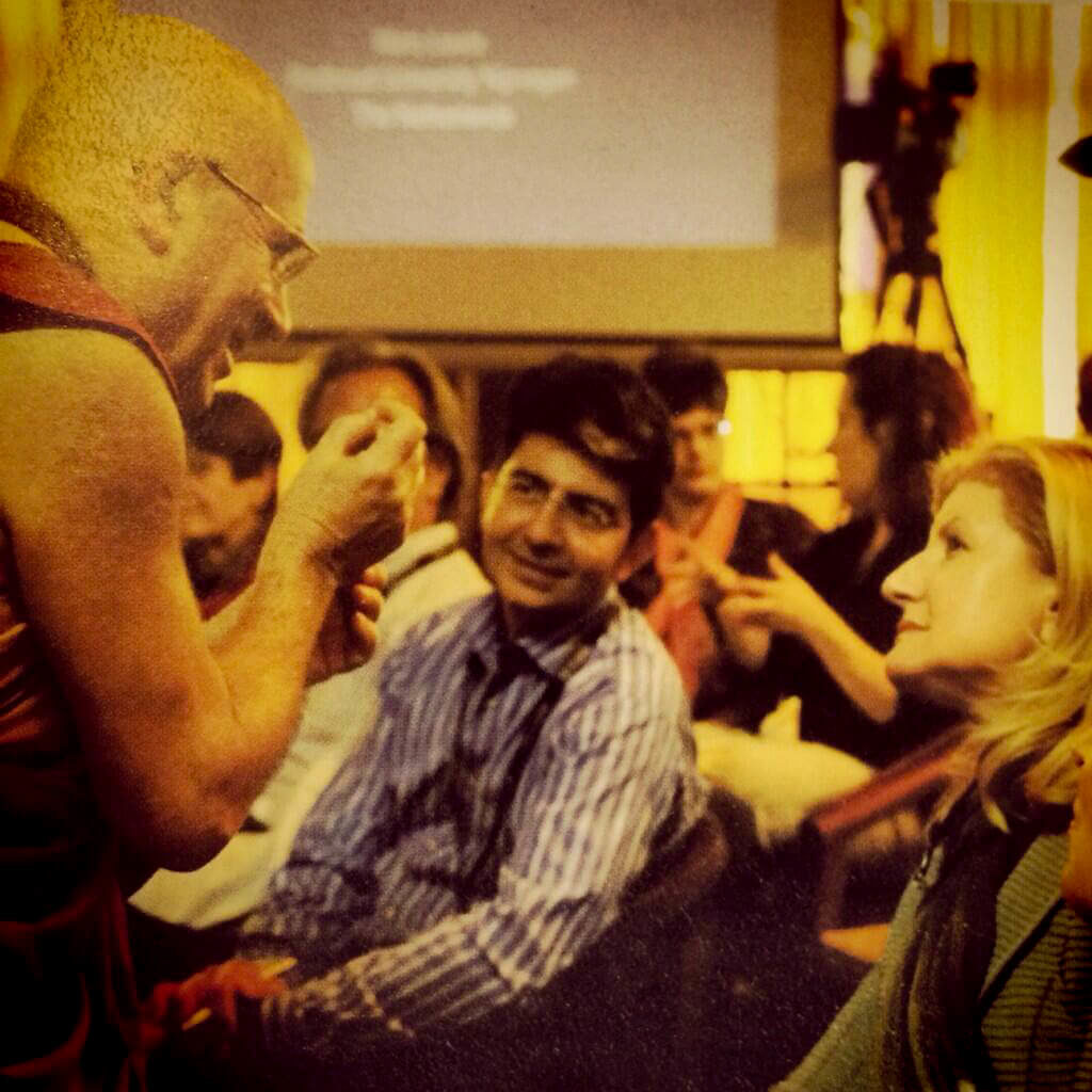 Pierre Omidyar Arianna Huffington dalai lama