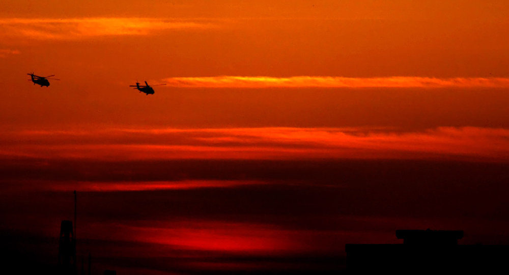 US helicopters in Syria