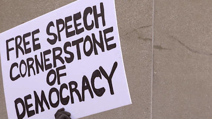 Free speech sign
