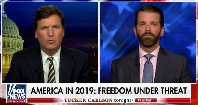 tucker and trump jr