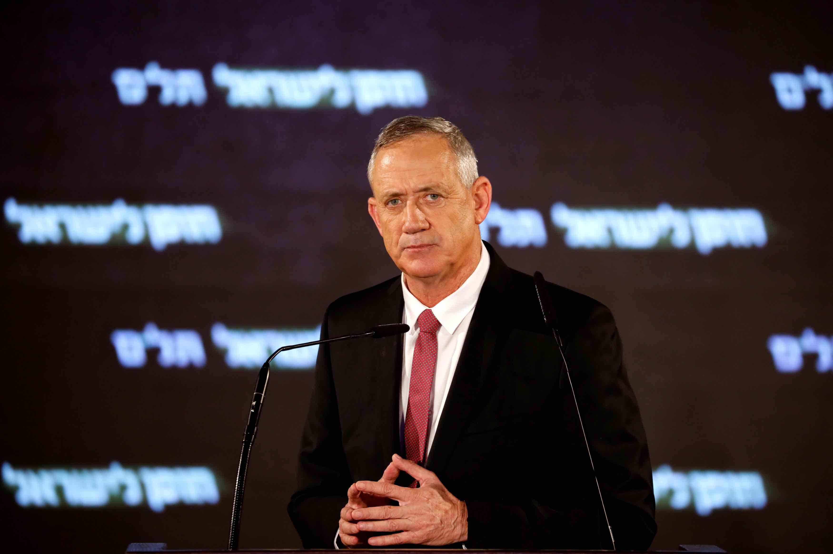 Click to enlarge Benny Gantz Israel