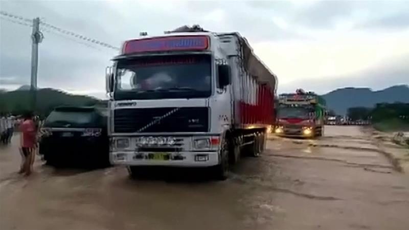 At least 50 people have been killed as intense rain