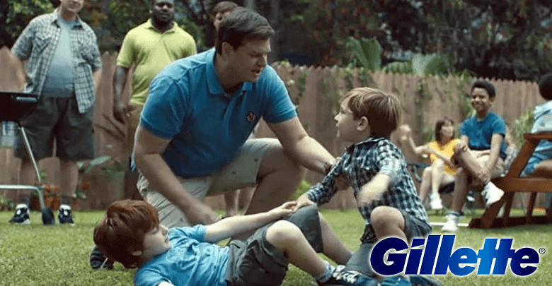 Click to enlarge gillette ad toxic masculinity