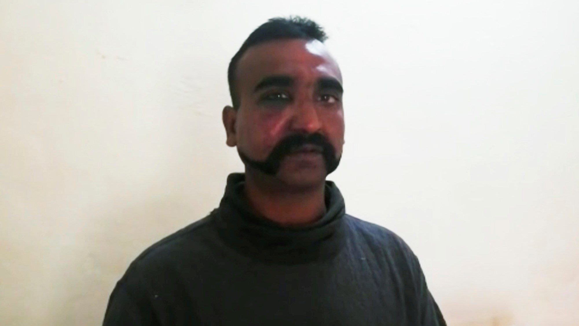Click to enlarge Captured Indian Pilot Abhinandan