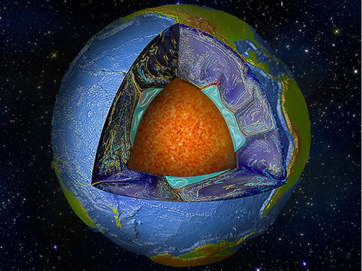 Click to enlarge Earth mantle