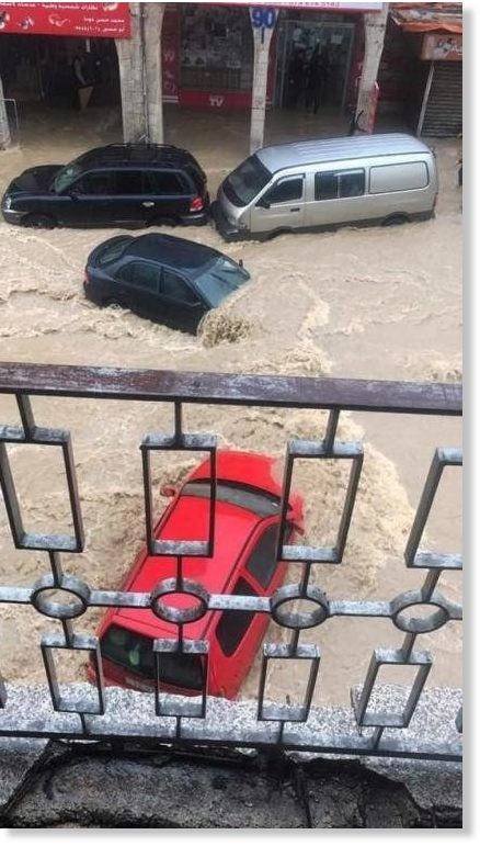 Heavy rainfall and flooding sparked chaos in