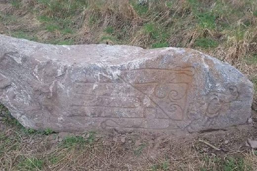 Click to enlarge Pictish stone