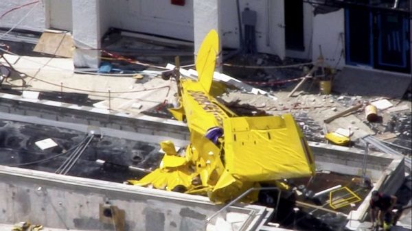 Airplane crash