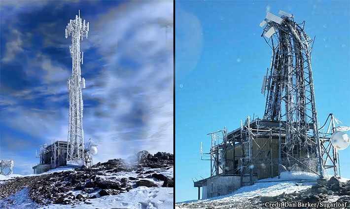 Sugarloaf Mountain radio tower collapse