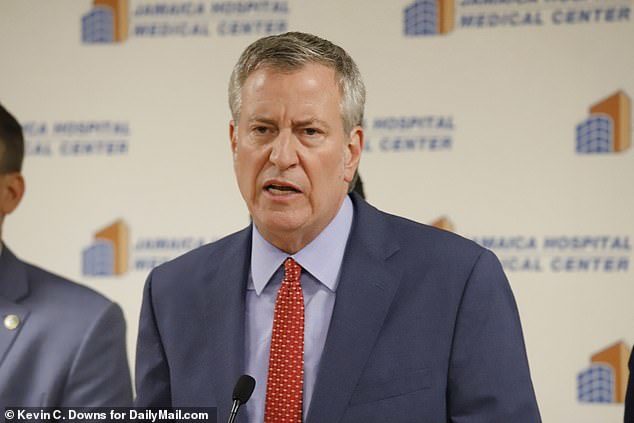 Click to enlarge Bill de Blasio