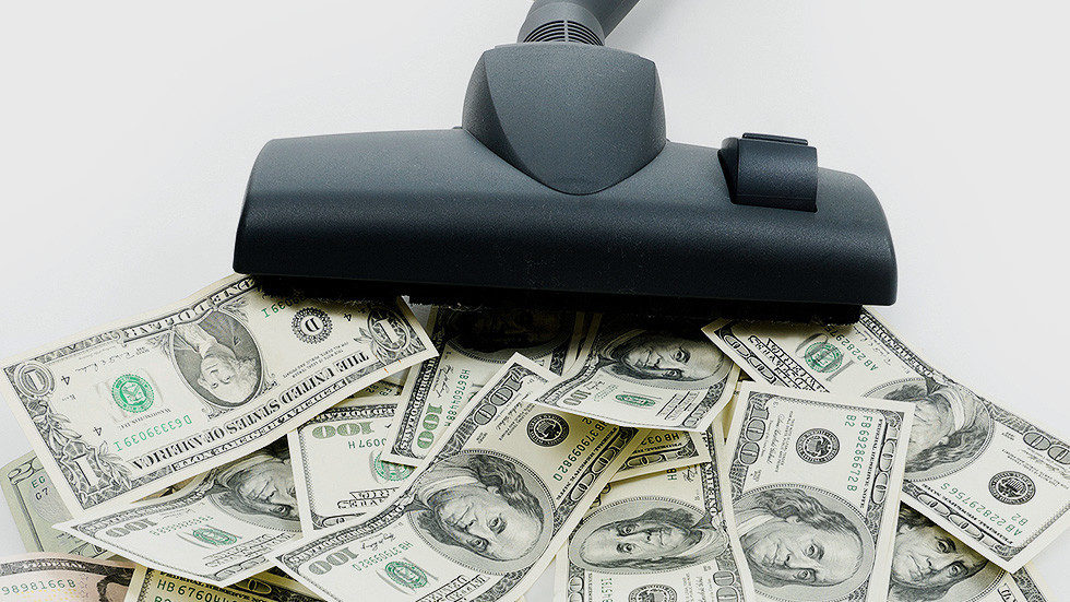 vacuum money