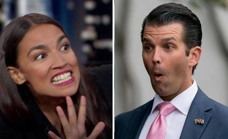 Click to enlarge ocasio-cortez trump jr.