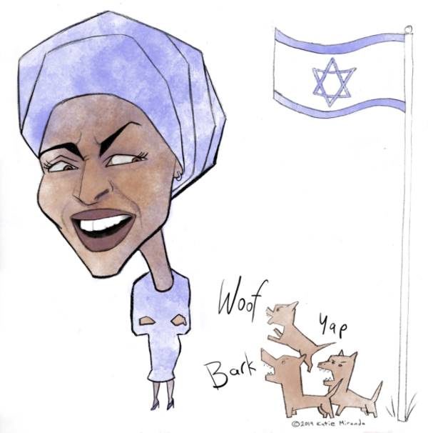 Click to enlarge Ilhan Omar caraciture