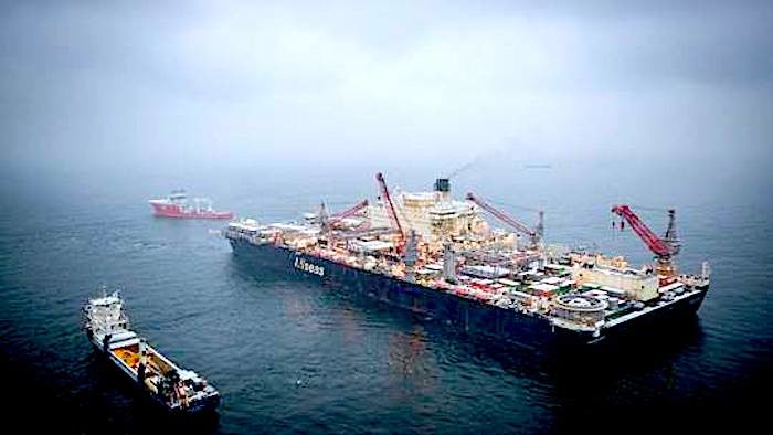 Click to enlarge Pipelay vessel Pioneering Spirit