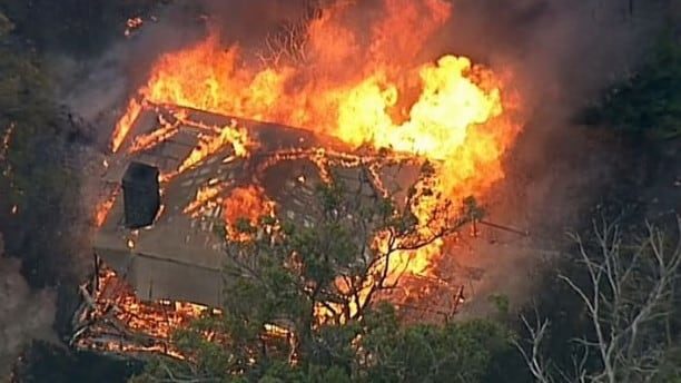 Fires rage in Bunyip State Park