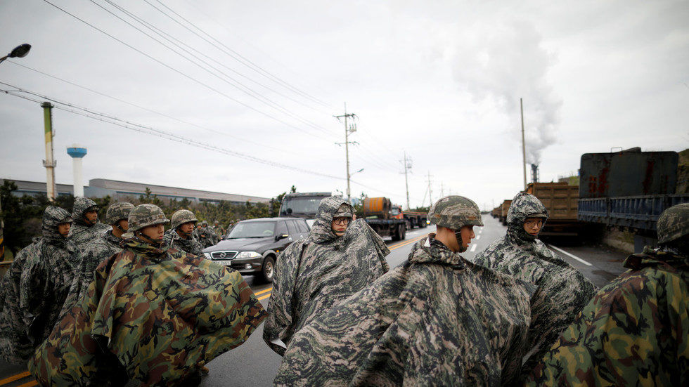 South Korean marines