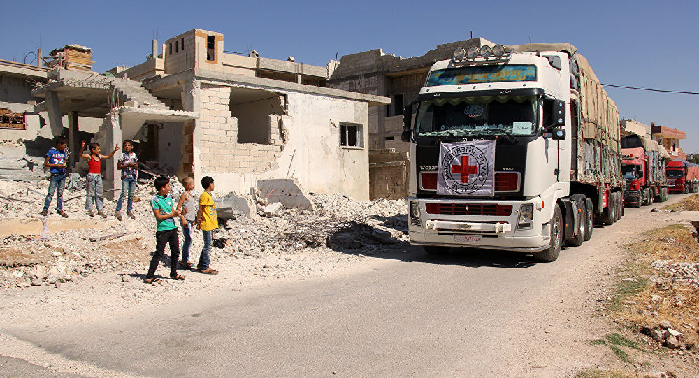 red cross humanitarian aid syria