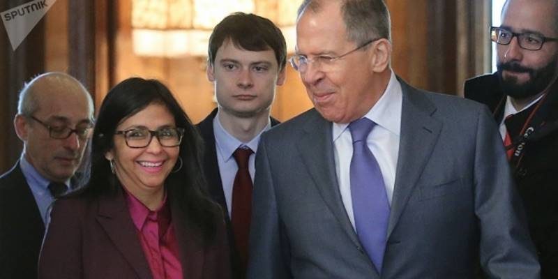 Click to enlarge Delcy Rodriguez lavrov