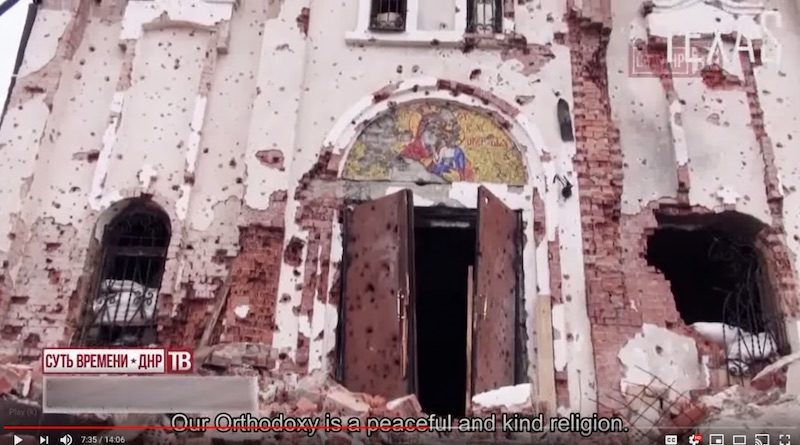 Click to enlarge monastery near the Donetsk airport