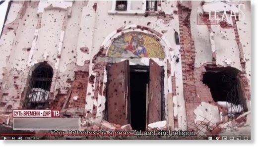 monastery near the Donetsk airport