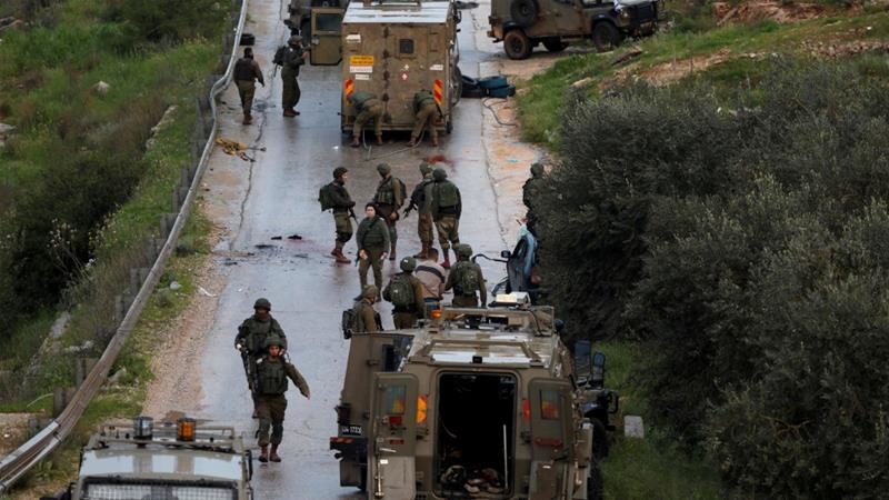 IDF Israeli soldiers  Ramallah attack West Bank Gaza Palestinians