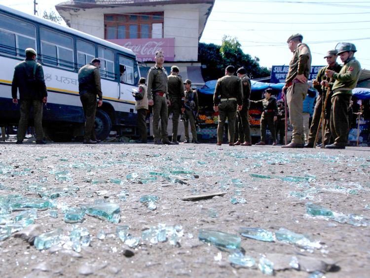 grenade blast at bus station in Jammu