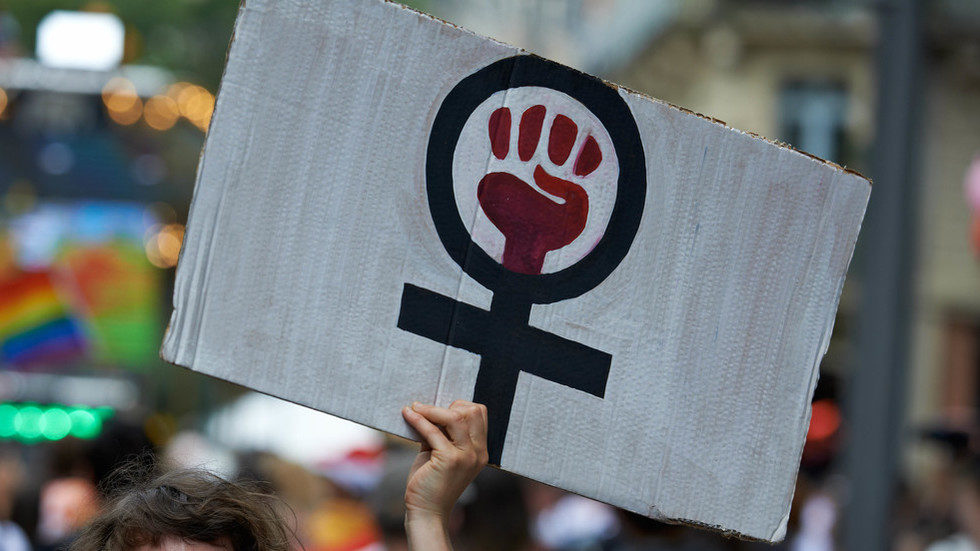 Click to enlarge gender protest sign