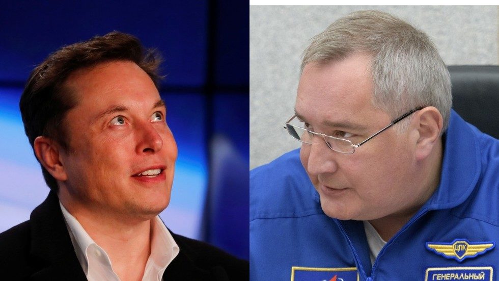elon musk, Roscosmos chief Dmitry Rogozin