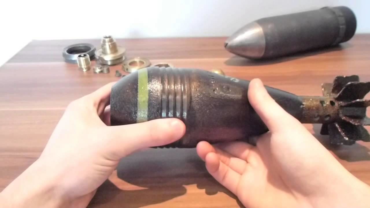 ww2 Russian 81mm mortar round