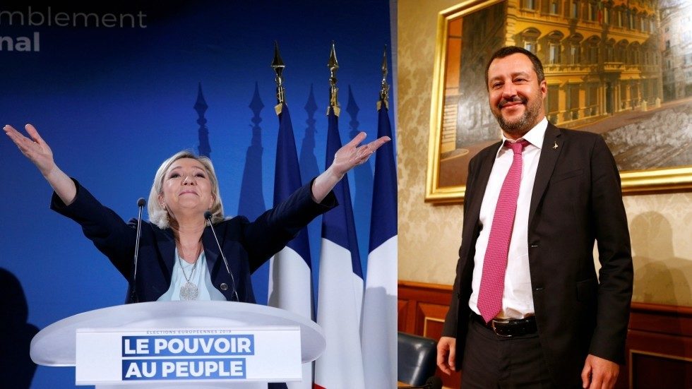 Click to enlarge le pen salvini