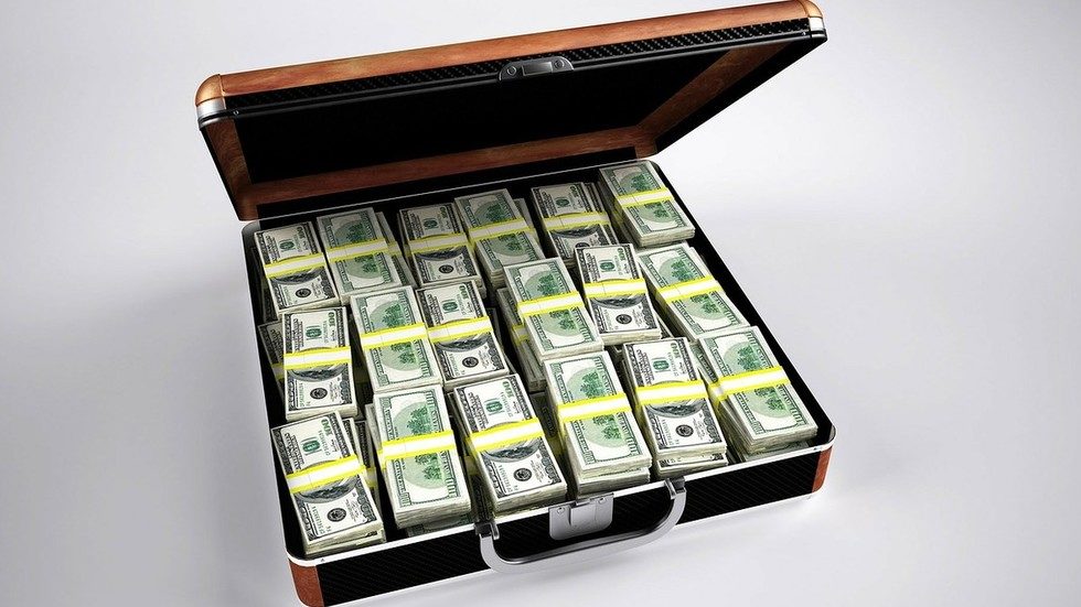 suitcase of cash