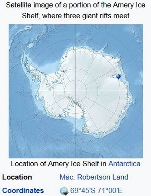 Click to enlarge amery ice shelf antarctica