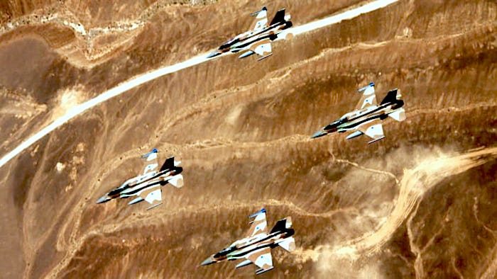 Click to enlarge Israeli jets