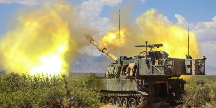 Click to enlarge us artillery exercise