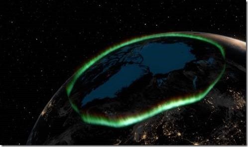 aurora magnetic pole