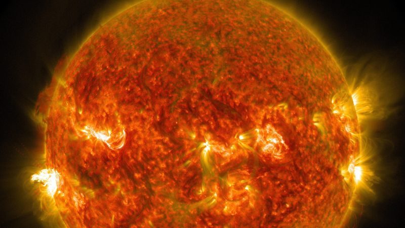 Click to enlarge Solar Storm