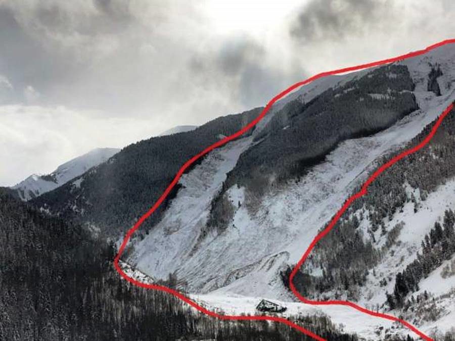 Conundrum valley avalanche aspen colorado
