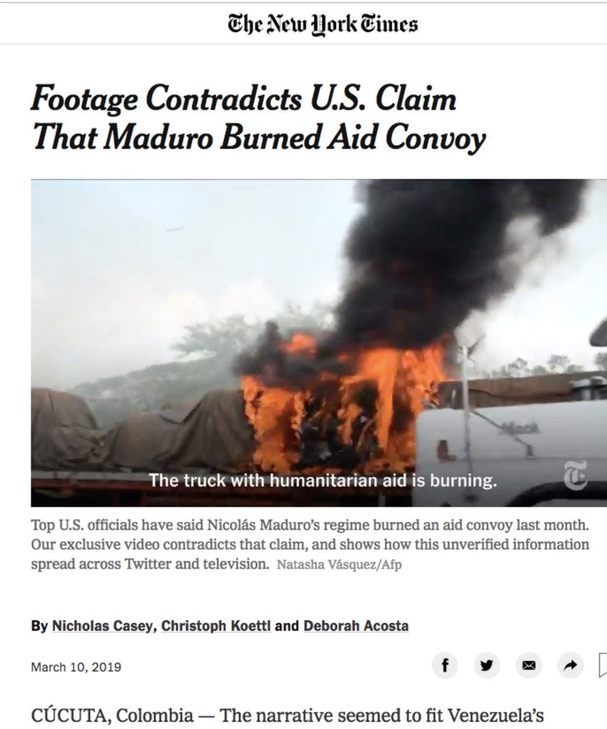 Click to enlarge NYT headline maduro