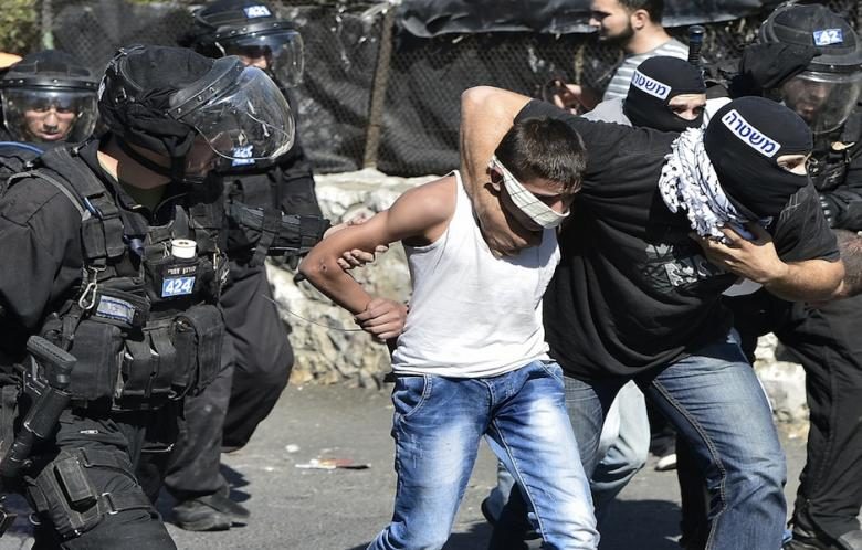 Click to enlarge israeli police palestinian child